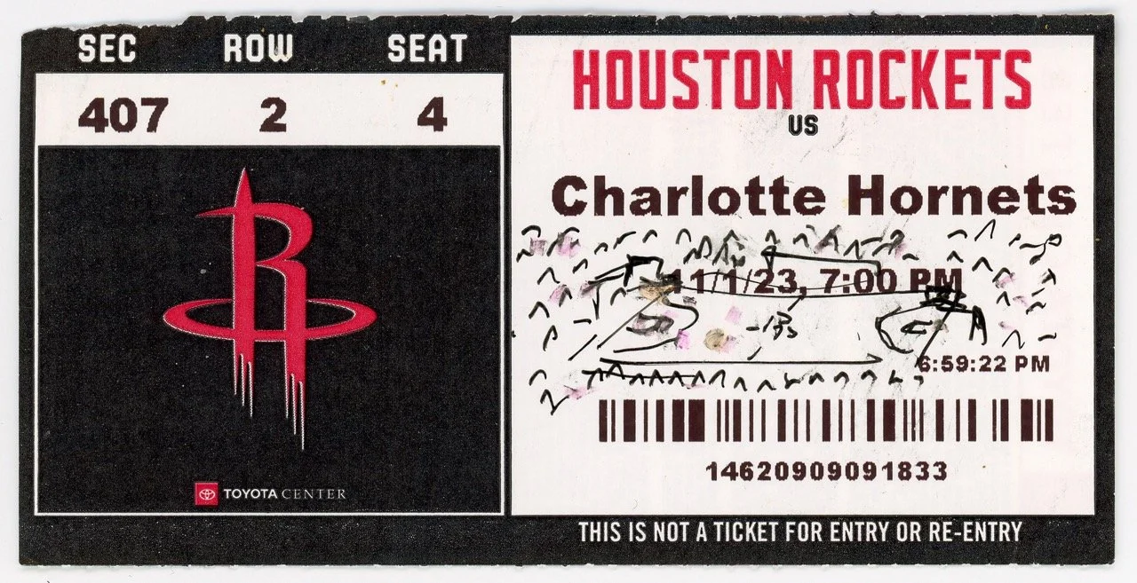 Ticket Stub Art — nathanhoang